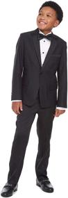 img 2 attached to 👔 Calvin Klein Boys' Jacquard Formal Jacket for Suits & Sport Coats