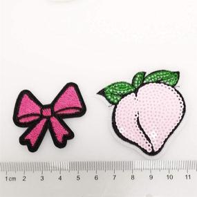 img 1 attached to 🧵 Dandan DIY 25pcs Assorted Kid Sew On/Iron On Patch Applique Set for Dress, Hat, Jeans & More - Easy DIY Accessory Flower Appliques for Clothes and Plants