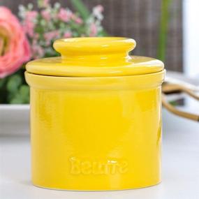 img 1 attached to Ceramic French Butter Storage: Preserve Freshness with BRT Innovation