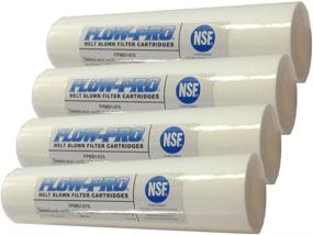 img 1 attached to 🚰 1 Micron Sediment Water Filter Cartridge - FLOW-PRO 1M-4PK 4-Pack
