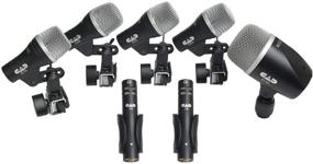 img 3 attached to 🎤 Cad Audio Stage7 Premium Drum Mic Pack: Ultimate 7-Piece Instrument Mics with Vinyl Carrying Case & 7 On Stage Cables, 20 Feet