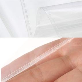 img 1 attached to 🛍️ 100 Pack 16"x20" Clear Self Adhesive Seal Cellophane Bags - Durable 1.6Mil Heavy Duty Packaging for T-Shirts, Clothing, Gifts - Resealable OPP Bags