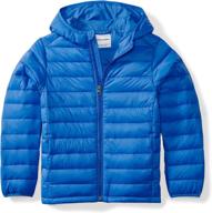 amazon essentials boys' packable jackets & coats: lightweight, water resistant clothing for boys logo