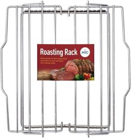 img 4 attached to 🔧 Versatile Chrome Plated Steel Wire Baking Broiling Roasting Racks: HIC Harold Import Co.