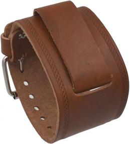 img 3 attached to 🕶️ Nemesis Men's Brown Leather Wrist Watch - Stylish and Refined Watches