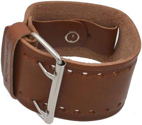 img 1 attached to 🕶️ Nemesis Men's Brown Leather Wrist Watch - Stylish and Refined Watches