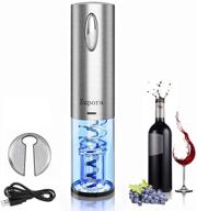 🍷 zupora electric wine opener - rechargeable automatic corkscrew for effortless opening of wine bottles - electronic wine opener perfect for christmas gifts логотип