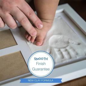 img 3 attached to 👶 Newborn Baby Handprint and Footprint Kits - Keepsake for Boys & Girls, Perfect Baby Gifts for Girls and Boys, New Mom Baby Shower Gifts, Baby Picture Frames for Milestones, Baby Registry Must-Haves, Nursery Decor