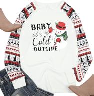 outside christmas splicing snowman blouse apparel & accessories baby boys and clothing logo