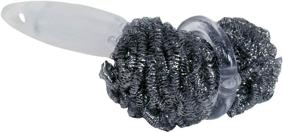 img 2 attached to 🧽 Premium 7.5 Inch Casabella Stainless Steel Mesh Scrubber: Efficient Cleaning Tool for the Toughest Stains