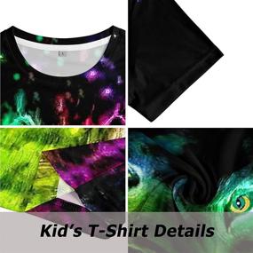 img 1 attached to Novelty T Shirt Printed T Shirts Crewneck Boys' Clothing for Tops, Tees & Shirts