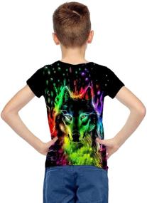 img 2 attached to Novelty T Shirt Printed T Shirts Crewneck Boys' Clothing for Tops, Tees & Shirts