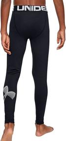 img 3 attached to Ultimate Performance: Under Armour Boys' ColdGear Baselayer Leggings - Beat the Cold in Style!