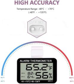 img 1 attached to Capetsma Hygrometer Thermometer Reptile Thermostat Humidifier