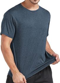 img 1 attached to 👕 Men's Active Dry Fit T-Shirt for Athletics - Pack of Athletic Tee Shirts