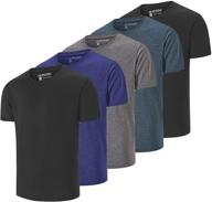 👕 men's active dry fit t-shirt for athletics - pack of athletic tee shirts logo