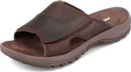 👞 ортопедические мужские туфли earth merrell sandspur slide для мужчин логотип