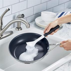 img 1 attached to 🧽 KitchenAid KE825OHBA Pot and Pan Plastic Sink Brush, Black - Enhanced SEO