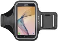 🏃 j&d armband: sports running armband for galaxy note 10/xcover 4s/j7 2017/j7 prime/j7 v/j7 perx/j7 sky pro/j3 2018/j3 v 3rd gen/j3 achieve/j3 star - key holder slot and earphone connection logo