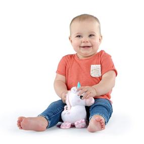 img 2 attached to 🦄 Bright Starts Sparkle &amp; Shine Unicorn Portable Toy for Newborns - On-The-Go