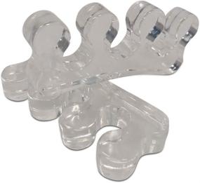 img 1 attached to Yoga Toes Blue Toe Stretcher & Separator - Alleviate Foot Pain and Enhance Athletic Performance (White)