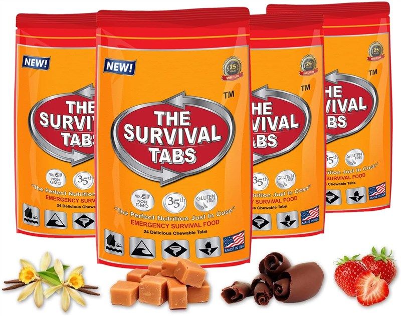 survival tabs replacement activities preparedness 로고