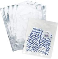 🥫 long term emergency food storage combo: (20) 4mil 1 gallon mylar bags 10"x16" with (20) 300cc oxygen absorbers logo