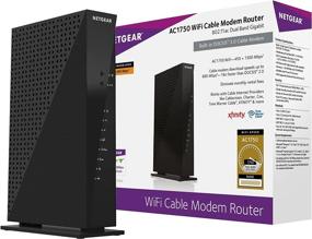 img 4 attached to 📡 NETGEAR C6300-100NAS AC1750 (16x4) DOCSIS 3.0 WiFi Cable Modem Router Combo - Certified for Xfinity from Comcast, Spectrum, Cox, Cablevision & more (Black)