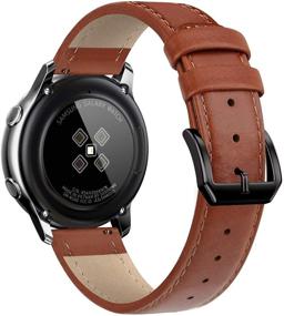 img 3 attached to SWEES Leather Band Compatible For Samsung Galaxy Watch 3 41Mm / Galaxy Watch Active 40Mm / Active 2 44Mm / Galaxy Watch 42Mm