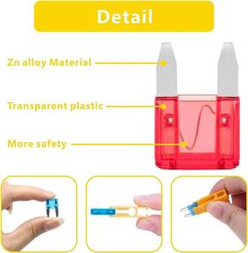 img 1 attached to 🚗 Essential Car Fuses Assortment Kit: 120 Pcs Mini Standard Blade Fuses for Marine, RV, Boat, Truck - Includes Puller Tool and Replacement Options in Multiple Amps: 2A 3A 5A 7.5A 10A 15A 20A 25A 30A 35A