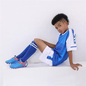 img 3 attached to ⚽️ Brooman Girls' Outdoor Soccer Shoes for Athletic Football