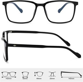 img 2 attached to 👓 Tanlys 2 Pack Blue Light Blocking Glasses for Computer Eye Strain: Relieve Dry Eye & Eye Fatigue