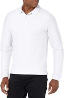 👔 izod uniform young sleeve pique men's shirts: stylish & durable clothing logo