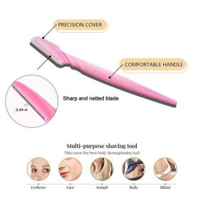 img 1 attached to Eyebrow Trimmer Precision Dermaplaning Eyebrow