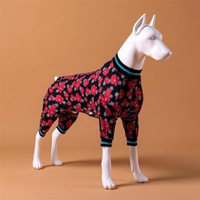 img 1 attached to 🐶 LovinPet Big Dog Pajamas: Stylish Doberman Dog Pajamas for Ultimate Comfort and Coverage