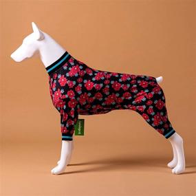 img 3 attached to 🐶 LovinPet Big Dog Pajamas: Stylish Doberman Dog Pajamas for Ultimate Comfort and Coverage