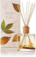 🍯 rosy rings botanical reed diffuser: honey tobacco bliss for a naturally-enchanting ambiance logo