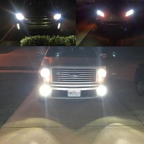 img 1 attached to 🚙 Alla Lighting 8000lm COB Xtreme Super Bright LED H8 H9 H11 Bulb 6000K Xenon White Headlights: Ultimate Off-Roading High/Low Beam Conversion Kits 12V Upgrade