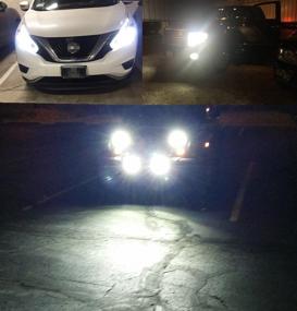 img 2 attached to 🚙 Alla Lighting 8000lm COB Xtreme Super Bright LED H8 H9 H11 Bulb 6000K Xenon White Headlights: Ultimate Off-Roading High/Low Beam Conversion Kits 12V Upgrade