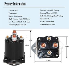 img 3 attached to YIXIN Golf Cart Solenoid Relay