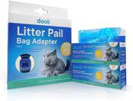 🐱 10% off! cat litter pail bag adapter and 50 bag refills, equals 8+ name brand refills, compatible with litter genie logo