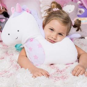 img 4 attached to 🦄 16-inch White Unicorn ADORA Glow Squishy Pillow Stuffed Animal