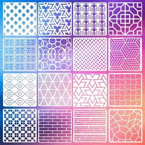 img 4 attached to Geometric Painting Templates Template Decoration