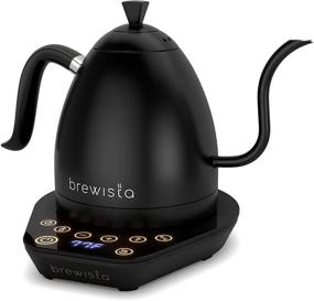 img 3 attached to ☕️ Brewista Artisan Electric Gooseneck Kettle - 1L, Pour Over Coffee & Tea Brewer, LCD Panel, Digital Temperature Control, Flash Boil & Keep Warm - All Black