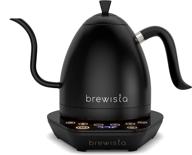 ☕️ brewista artisan electric gooseneck kettle - 1l, pour over coffee & tea brewer, lcd panel, digital temperature control, flash boil & keep warm - all black логотип