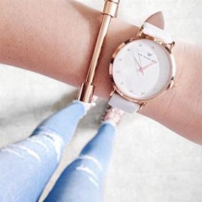 img 2 attached to ⌚ WRISTOLOGY Olivia Женские наручные кожаные часы для женщин