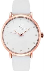 img 4 attached to ⌚ WRISTOLOGY Olivia Женские наручные кожаные часы для женщин