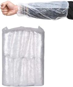 img 4 attached to 💧 Waterproof Oversleeves by PeSandy: Disposable Sleeve Covers