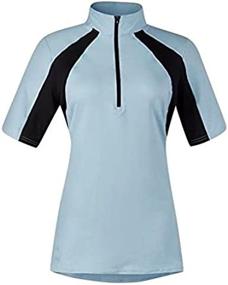 img 1 attached to Stay Stylish and Comfy with Kerrits Hybrid Riding Shirt Shortsleeve