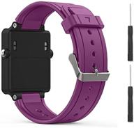 силиконовый ремешок bossblue с металлической застежкой для умных часов garmin vivoactive gps - улучшите свой опыт фитнеса. логотип